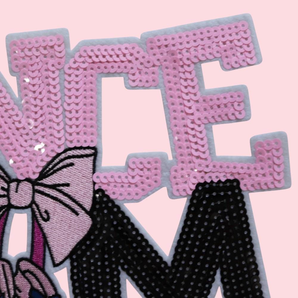 Dance Mom Iron On Patch, Dance Sequin DIY Patch